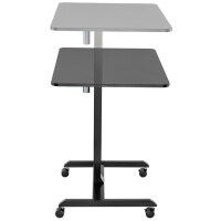 LogiLink PC-Sitz- Steh-Arbeitsplatz, elektrisch, schwarz