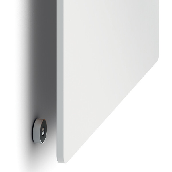 nobo Weißwandtafel, Stahl, 450 x 450 mm, weiß