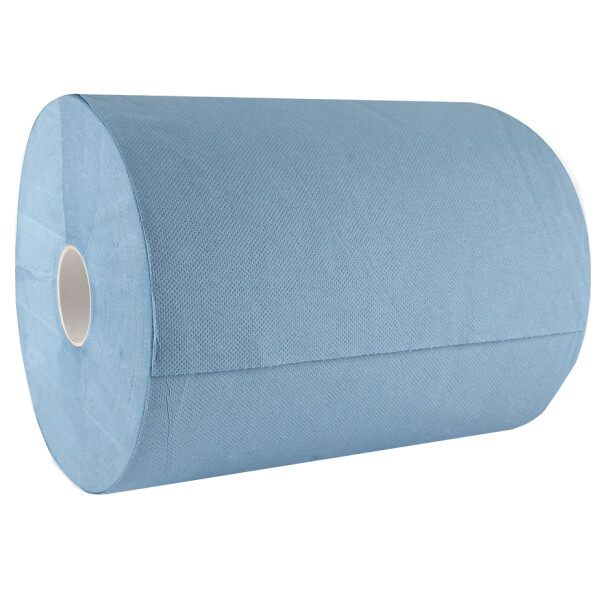 HYGOCLEAN Putzrolle, 2-lagig, blau, 380 x 350 mm