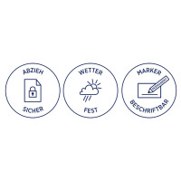 AVERY Zweckform Prüfplaketten, 2026, NoPeel,...