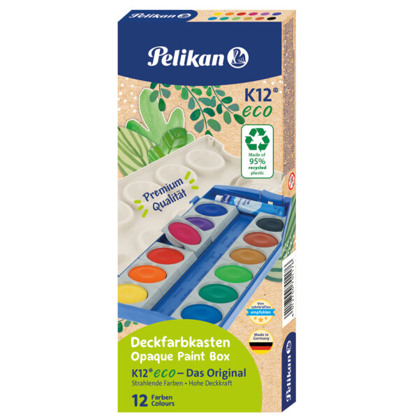Pelikan Deckfarbkasten K24 eco, 24 Farben