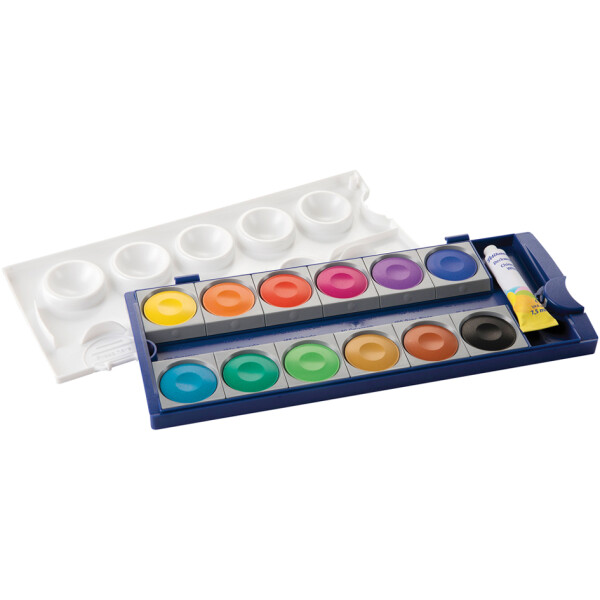 Pelikan Deckfarbkasten K12, violett, 12 Farben