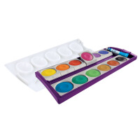 Pelikan Deckfarbkasten K12, violett, 12 Farben
