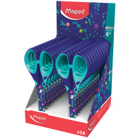 Maped Bastelschere PIXEL PARTY, rund, 130 mm, 24er Display