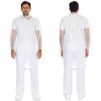 HYGONORM Besucherkittel Light mit Druckknöpfen,...