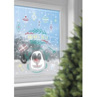 folia Fensterbilder-Vorlage "Kalte Jahreszeit"