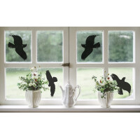 ZDesign HOME Fenster-Warnvögel, selbsthaftend, schwarz