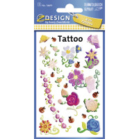 ZDesign KIDS Kinder-Tattoos "Blumen", bunt