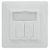 DIGITUS Leerdose für Keystone Module, 2-fach,...