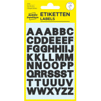 AVERY Zweckform Buchstaben-Etiketten, A-Z, schwarz