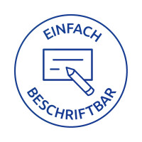 ZDesign SCHOOL Buchetiketten "Rahmen", blau