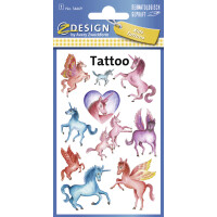 ZDesign KIDS Kinder-Tattoos "Einhörner", bunt