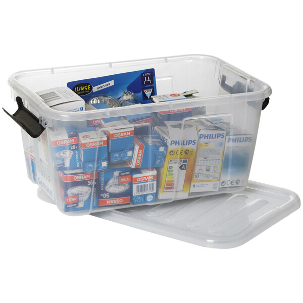 plast team Aufbewahrungsbox HOME BOX, 8,0 Liter, transparent