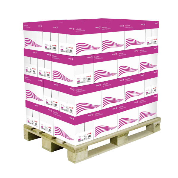 XEROX Performer Universalpapier weiß A4 80g - 1 Palette (120.000 Blatt)