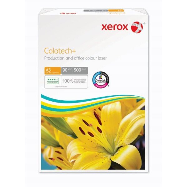 Xerox Colotech+ Kopierpapier A3 90g/m2 - 1 Palette (60.000 Blatt)