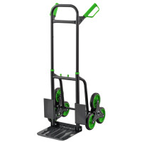pavo Stahl-Treppenkarre, klappbar, 2 dreiarmige Radsterne