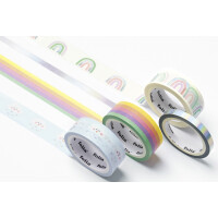 folia Deko-Klebeband Washi-Tape "HOTFOIL SUNNYSIDE", 4er