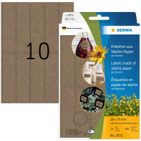 HERMA Vielzweck-Etiketten Silphie, 52 x 100 mm, naturbraun