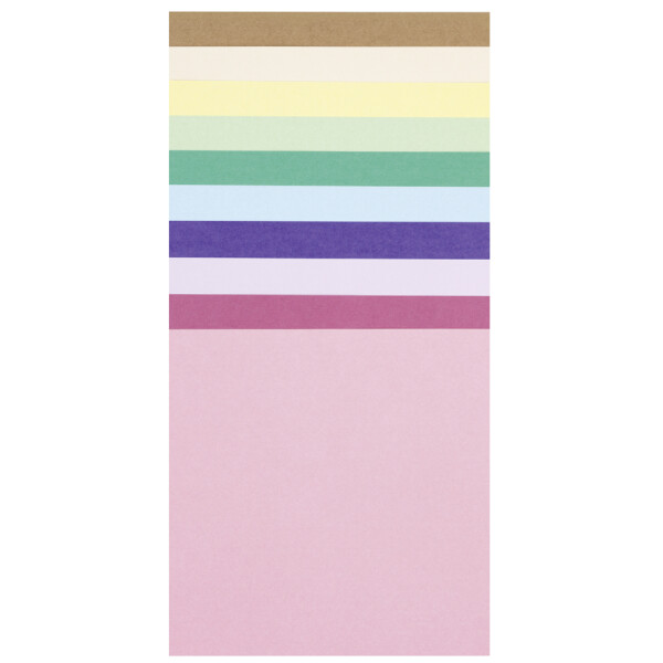 folia Origami-Faltblätter PREMIUM PASTELL, 100 x 100 mm