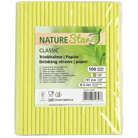 NATURE Star Papiertrinkhalme Classic, 197 mm,...