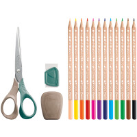 Maped Schlamper-Etui SMILING PLANET, creme grün,...