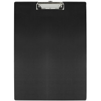 WESTCOTT Klemmbrett mit Folienüberzug, DIN A5, schwarz