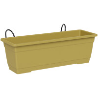 tera Blumenkasten-Set "Birka", inkl. Halter, anthrazit