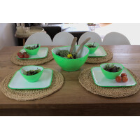 Linden Berg Salatschalen-Set, 0,5 Liter, grün, 4er Set