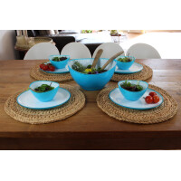 Linden Berg Speiseteller-Set, oval, grün, 2er Set