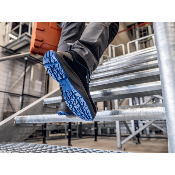 uvex 1 x-craft Schnürstiefel S2, schwarz blau, Größe 45
