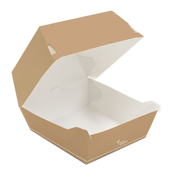NATURE Star Burgerbox Carta, Klappdeckel, 150 x 150 x 85 mm