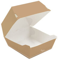 NATURE Star Burgerbox Carta, Klappdeckel, 150 x 150 x 85 mm