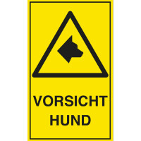 EXACOMPTA Hinweisschild "Vorsicht Hund", gelb...