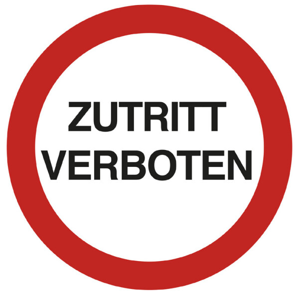EXACOMPTA Hinweisschild "Rauchen verboten", rot weiß