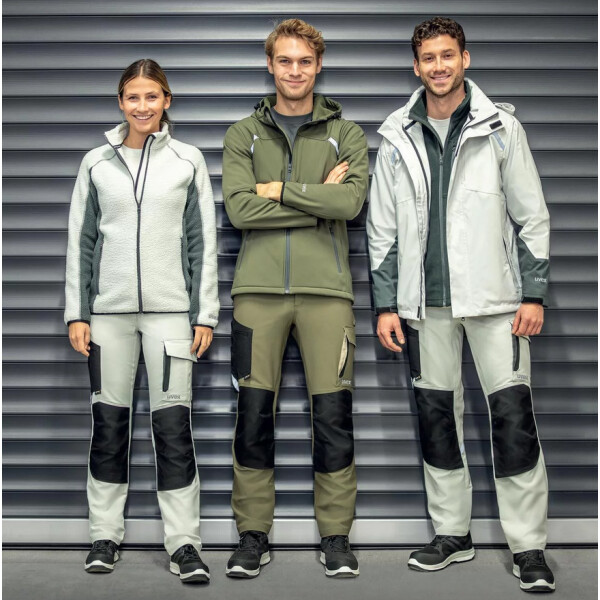 uvex Herren-Cargohose suXXeed craft, wei&szlig;, Gr. 54