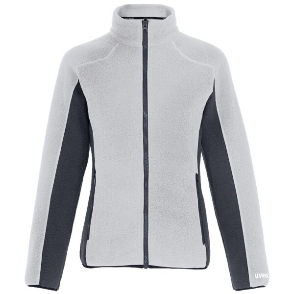 uvex Damen-Fleecejacke suXXeed craft, wei&szlig;, XS
