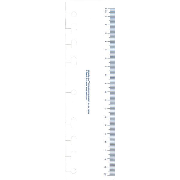rido id&eacute; Kalender-Einlage "Lineal", transparent