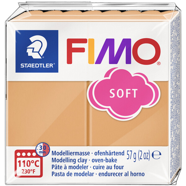 FIMO SOFT Modelliermasse, ofenhärtend, papaya sorbet, 57 g