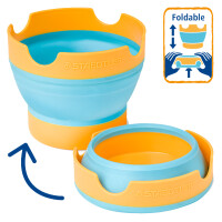 STAEDTLER Wasserbecher Noris junior, türkis sonnengelb