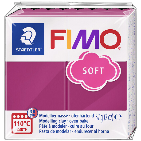 FIMO SOFT Modelliermasse, ofenhärtend, frozen berry, 57 g