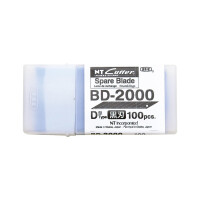 NT Cutter Ersatzklingen BD-2000, 30 Grad, schwarz