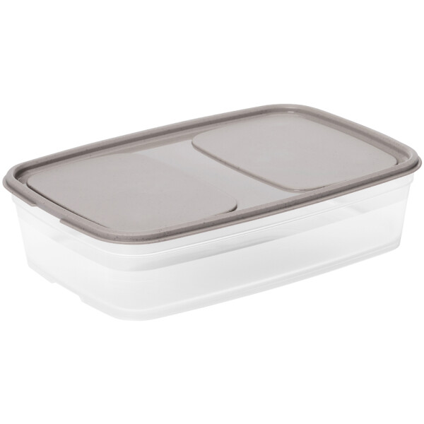 smartstore Frischhaltedose, 1,6 Liter, grau transparent