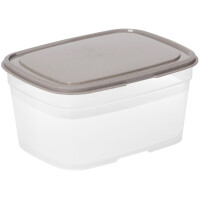 smartstore Frischhaltedose, 1,6 Liter, grau transparent