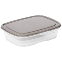 smartstore Frischhaltedose, 1,6 Liter, grau transparent