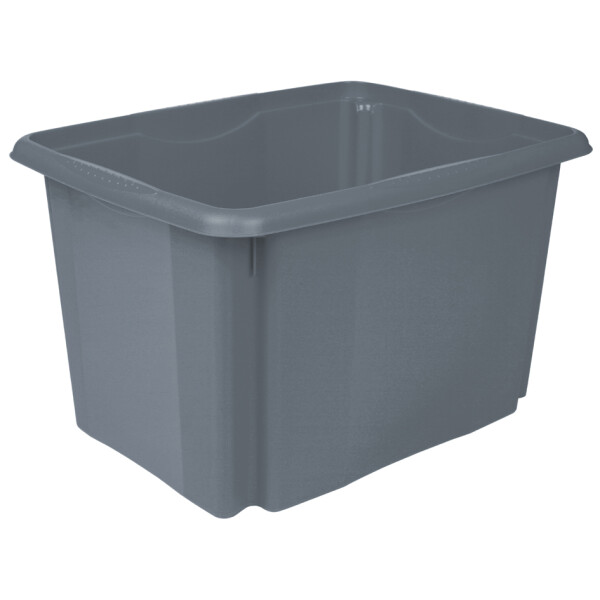 keeeper Aufbewahrungsbox "emil eco", 15 Liter, stone grey
