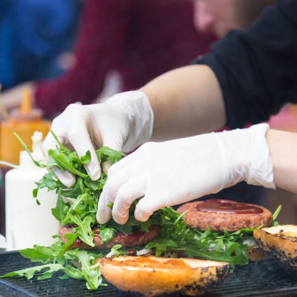 HYGONORM Nitril-Handschuh Safe Fit, L, blau, puderfrei