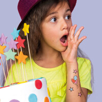 COLOP Tattoo-Stempel LaDot kids stone "Meerjungfrau", mittel