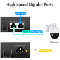 LogiLink Gigabit PoE++ Injector, 802.3af at bt, 60 Watt