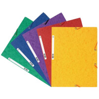 EXACOMPTA Eckspannermappe, DIN A4, Karton, kirsche