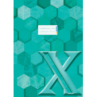 HERMA Heftschoner X, aus Karton, DIN A4, türkis